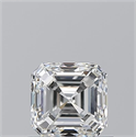 Diamante Natural 0.91 quilates, Asscher , Color G, claridad VVS1 y certificado GIA