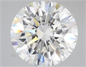 Lab Grown Diamond 5.03 Carats, Round with Excellent Cut, E Color, VVS2 Clarity and Certified by IGI