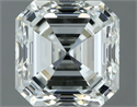 Natural Diamond 1.03 Carats, Asscher with  Cut, I Color, VVS2 Clarity and Certified by IGI