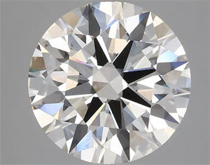 Picture of Lab Grown Diamond 2.86 Carats, Round with Ideal Cut, H Color, VVS2 Clarity and Certified by IGI