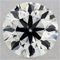Natural Diamond 0.90 Carats, Round with Very Good Cut, J Color, SI2 Clarity and Certified by GIA