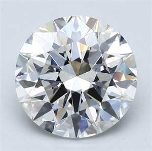 Picture of Natural Diamond 2.70 Carats, Round with Excellent Cut, G Color, VS1 Clarity and Certified by GIA
