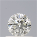 Diamante Natural 0.40 quilates, Redondo , Color K, claridad VVS2 y certificado GIA