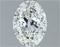 Natural Diamond 1.40 Carats, Oval with  Cut, H Color, VS1 Clarity and Certified by GIA