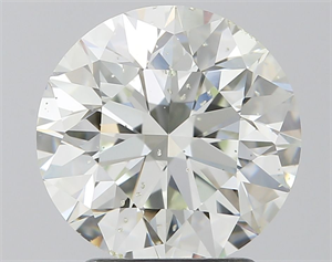 Picture of Natural Diamond 2.50 Carats, Round with Excellent Cut, H Color, SI1 Clarity and Certified by IGI