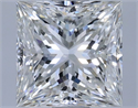 Natural Diamond 1.04 Carats, Princess with  Cut, F Color, VVS1 Clarity and Certified by GIA