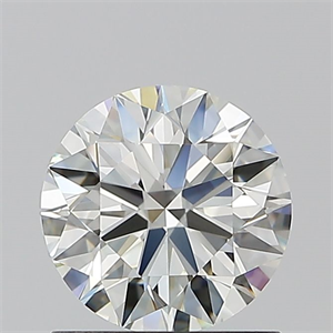 Picture of Natural Diamond 1.00 Carats, Round with Excellent Cut, H Color, VVS1 Clarity and Certified by IGI