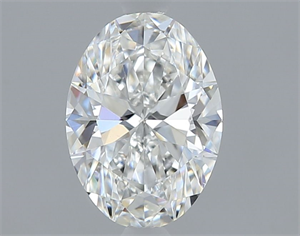 Picture of Natural Diamond 0.45 Carats, Oval with  Cut, F Color, VS2 Clarity and Certified by GIA