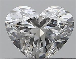 Picture of Natural Diamond 0.31 Carats, Heart with  Cut, F Color, VS1 Clarity and Certified by GIA