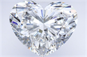 Natural Diamond 4.02 Carats, Heart with  Cut, E Color, VS2 Clarity and Certified by GIA