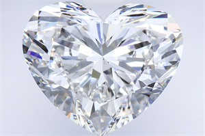 Picture of Natural Diamond 4.02 Carats, Heart with  Cut, E Color, VS2 Clarity and Certified by GIA