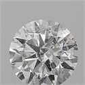 Natural Diamond 0.51 Carats, Round with Very Good Cut, E Color, I1 Clarity and Certified by IGI