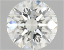 Natural Diamond 0.50 Carats, Round with Excellent Cut, H Color, VVS1 Clarity and Certified by IGI