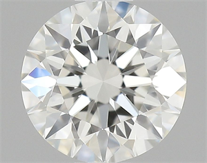 Picture of Natural Diamond 0.50 Carats, Round with Excellent Cut, H Color, VVS1 Clarity and Certified by IGI