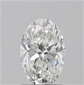 Natural Diamond 1.20 Carats, Oval with  Cut, G Color, IF Clarity and Certified by GIA