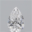 Natural Diamond 0.50 Carats, Pear with  Cut, D Color, VS1 Clarity and Certified by GIA