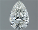 Natural Diamond 0.50 Carats, Pear with  Cut, I Color, VS1 Clarity and Certified by GIA