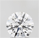 Del inventario de diamantes de laboratorio, 1.58 quilates, Redondo , Color E, claridad VVS2 y certificado IGI