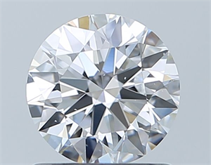 Picture of Natural Diamond 0.90 Carats, Round with Excellent Cut, D Color, VS2 Clarity and Certified by GIA