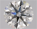 Diamante Natural 0.57 quilates, Redondo , Color H, claridad VS2 y certificado GIA