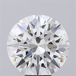 Picture of Lab Grown Diamond 8.07 Carats, Round with Excellent Cut, E Color, VVS2 Clarity and Certified by IGI
