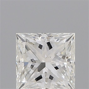 Picture of Natural Diamond 0.55 Carats, Princess with  Cut, G Color, VS2 Clarity and Certified by GIA