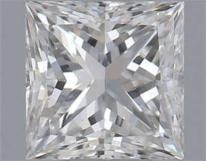 Foto Diamante Natural 0.40 quilates, Princesa , Color F, claridad VS1 y certificado GIA de