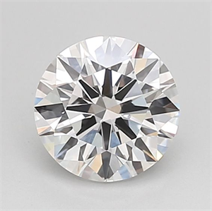 Picture of Lab Grown Diamond 1.02 Carats, Round with Excellent Cut, D Color, VVS2 Clarity and Certified by IGI