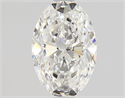 Natural Diamond 1.01 Carats, Oval with  Cut, F Color, VS1 Clarity and Certified by GIA