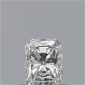 Natural Diamond 0.32 Carats, Radiant with  Cut, F Color, VVS2 Clarity and Certified by GIA