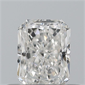 Natural Diamond 0.33 Carats, Radiant with  Cut, F Color, VVS1 Clarity and Certified by GIA