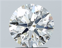Diamante Natural 1.60 quilates, Redondo , Color I, claridad IF y certificado GIA