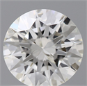 Natural Diamond 0.70 Carats, Round with Excellent Cut, I Color, I1 Clarity and Certified by GIA