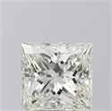 Diamante Natural 4.01 quilates, Princesa , Color J, claridad VS2 y certificado HRD