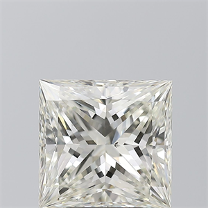 Foto Diamante Natural 4.01 quilates, Princesa , Color J, claridad VS2 y certificado HRD de