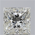 Natural Diamond 1.65 Carats, Princess with  Cut, J Color, VS2 Clarity and Certified by GIA