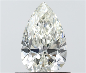 Picture of Natural Diamond 0.51 Carats, Pear with  Cut, H Color, VVS1 Clarity and Certified by IGI