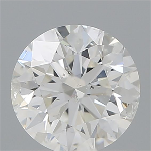 Picture of Natural Diamond 0.71 Carats, Round with Excellent Cut, G Color, I1 Clarity and Certified by GIA