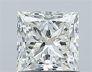 Picture of Natural Diamond 1.00 Carats, Princess with  Cut, H Color, VS1 Clarity and Certified by IGI