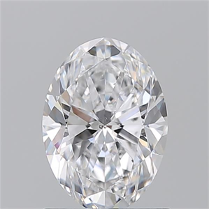 Picture of Natural Diamond 1.22 Carats, Oval with  Cut, D Color, SI1 Clarity and Certified by GIA