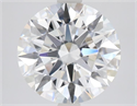 Del inventario de diamantes de laboratorio, 2.58 quilates, Redondo , Color F, claridad VVS2 y certificado IGI