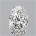 Diamante Natural 0.50 quilates, Ovalado , Color F, claridad VS1 y certificado GIA