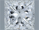 Natural Diamond 0.60 Carats, Princess with  Cut, G Color, VS1 Clarity and Certified by IGI