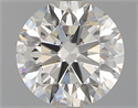 Natural Diamond 0.71 Carats, Round with Excellent Cut, I Color, IF Clarity and Certified by GIA