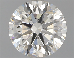 Picture of Natural Diamond 0.71 Carats, Round with Excellent Cut, I Color, IF Clarity and Certified by GIA