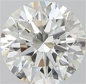 Picture of Natural Diamond 2.70 Carats, Round with Excellent Cut, J Color, VS2 Clarity and Certified by GIA