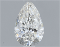 Natural Diamond 0.41 Carats, Pear with  Cut, G Color, VVS2 Clarity and Certified by GIA