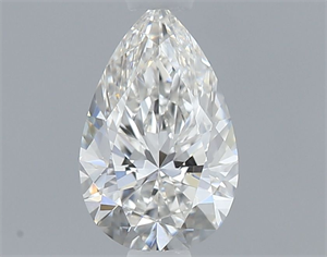 Picture of Natural Diamond 0.41 Carats, Pear with  Cut, G Color, VVS2 Clarity and Certified by GIA