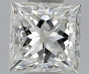 Picture of Natural Diamond 0.80 Carats, Princess with  Cut, H Color, VVS1 Clarity and Certified by GIA