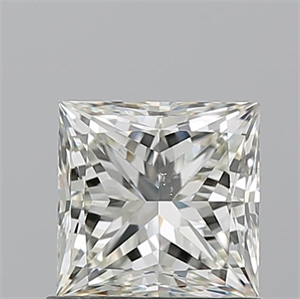 Picture of Natural Diamond 1.01 Carats, Princess with  Cut, K Color, SI1 Clarity and Certified by GIA